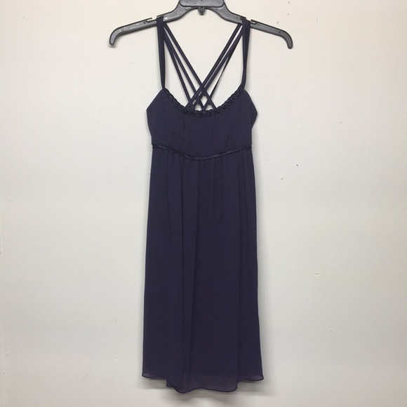 David’s Bridal Purple Lapis Bridesmaids Dress - Picture 2 of 9